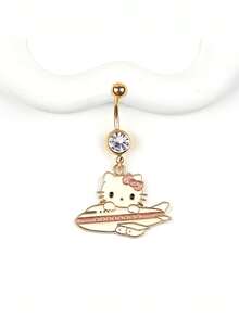Sản phẩm chính thức được cấp phép của Sanrio, một món đồ hoạt hình ngọt ngào và cá tính mới với hình ảnh mèo KT và Kuromi. Trang sức xỏ khuyên bằng thép không gỉ tinh tế và đa năng, thời trang cho cả đeo hàng ngày và các bữa tiệc lễ hội. - Nhiều màu - Xem 4