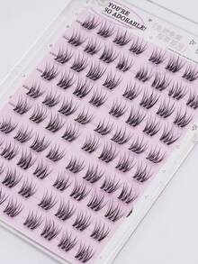 80Pcs French Fluffy Lashes, Glue-Free & Glue Styles Available, Reusable, Beginner Friendly. - View 7