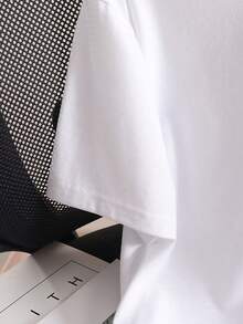 Camiseta Retro Personalizada con Foto/Tipo de Letra, Regalos Personalizados para Todas las Estaciones, Ropa Casual Elegante y Cómoda - Blanco - Ver 4