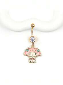 Sản phẩm chính thức được cấp phép của Sanrio, một món đồ hoạt hình ngọt ngào và cá tính mới với hình ảnh mèo KT và Kuromi. Trang sức xỏ khuyên bằng thép không gỉ tinh tế và đa năng, thời trang cho cả đeo hàng ngày và các bữa tiệc lễ hội. - Nhiều màu - Xem 11