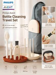 Philips Avent Bottle Cleaning Set All-In-One Cleaning Solution - Multicolor - View 1