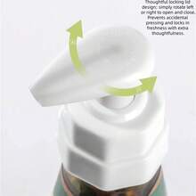 3pcs 10.6*21cm Leak-Proof Soy Sauce Pump Dispenser, Sauce Divider, Ketchup Bottle, Kitchen Tool - Multicolor - View 4