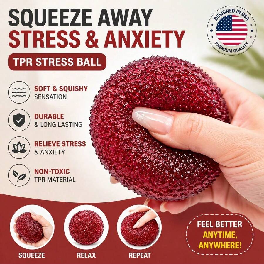 Slushy Bayberry Stress Ball Squishys Toy Shapeable Non-Rebound Fidget Toys ASMR Squeeze Ball Anti Stress For Adults - Đồ chơi tiệc tùng - Xem 1