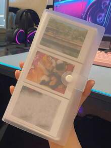 Hộp đựng thẻ đa năng trong suốt, sức chứa 288 thẻ, album ảnh mini tức thì, sổ đựng trang sức và thẻ. - trong suốt - Xem 3