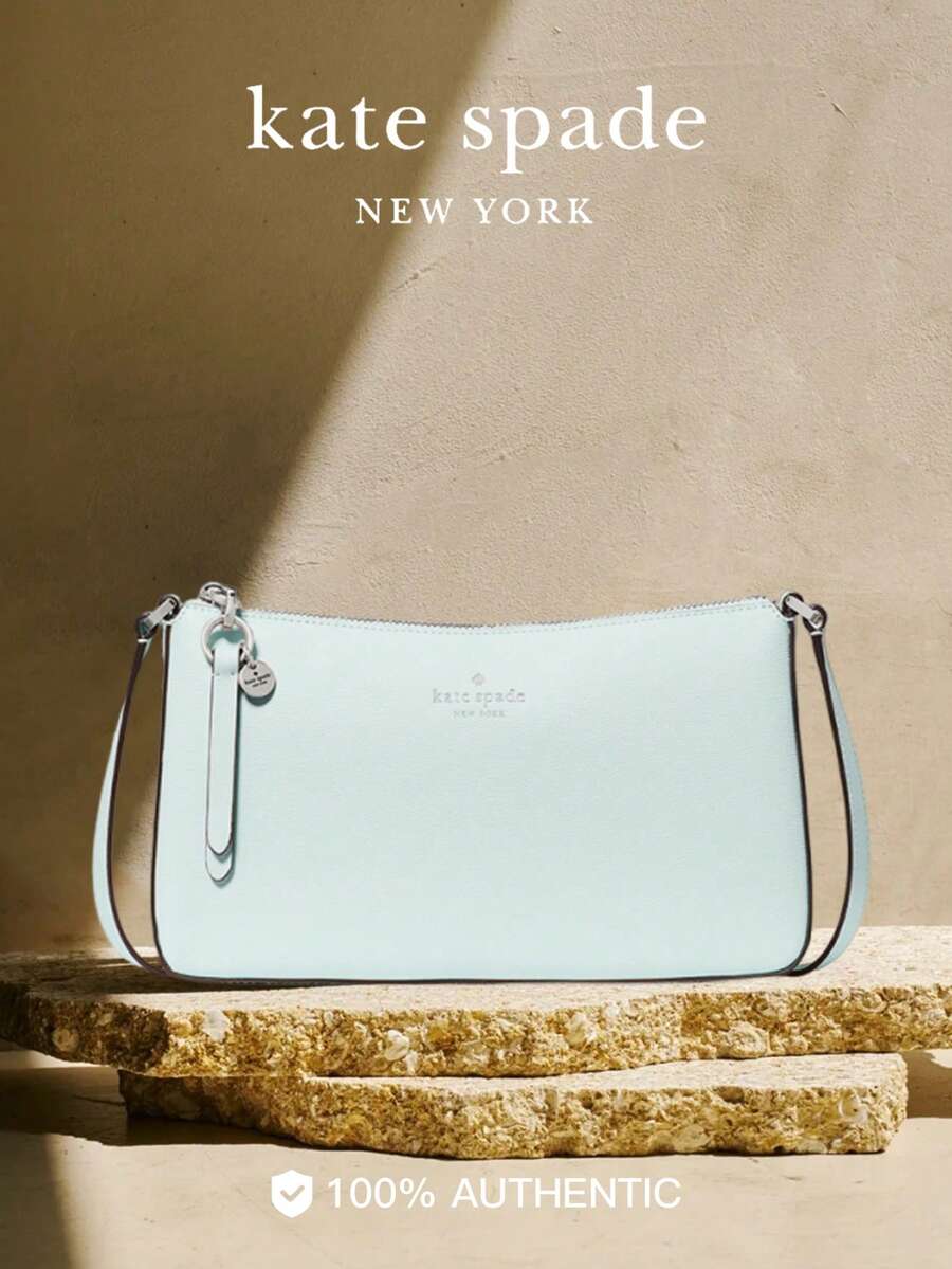 Kate Spade Bolso de hombro para mujer KS GINNIE, bolso hobo de piel vegana. - azul claro - Ver 1