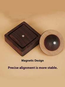Planet-Shaped Wooden Aroma Diffuser, A Unique Solid Wood Decorative Item. Suitable For Use In Cars And As Home Decor. Releases Essential Oils Over A Long Period. Room Decor, Stylish Decor, Aroma Diffuser - Multicolor - View 5