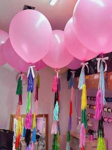2/4/6/8/18 Pcs Pink Giant Latex Balloons, 18/36 Inches Extra Large Latex Balloons For Gender Reveal, Photo Shoots, Birthday, Bride Gifts, Wedding Anniversary, Baby Shower, Engagement Party Decorations - Pink - View 7