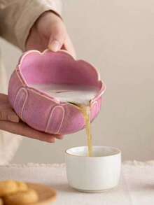 1 pieza/Set de 5 piezas Juego de té Matcha con pétalos de flores, incluye tazón de Matcha, batidor de Matcha, taza de Matcha, varilla de mezcla, cuchara de té, juego de tazones de té, herramientas de preparación de Matcha, herramientas para hacer postres y bebidas, caja de regalo con estilo japonés, juego de batidor de Matcha, regalo para amantes del Matcha - Multicolor - Ver 7