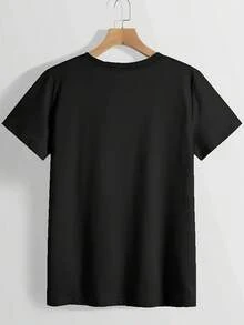 Women T-Shirts - Black - View 2