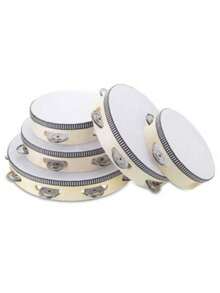 1 chiếc trống tay bằng gỗ 15cm, nhạc cụ gõ, đồ chơi giáo dục âm nhạc nhịp điệu, thích hợp cho tiệc tùng, KTV, nhà thờ, lễ kỷ niệm, biểu diễn nhạc cụ gõ. - Nhiều màu - Xem 1