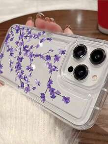 1. 花卉图案透明 TPU 防震保护壳，兼容苹果手机 6/6s/6 Plus/7/7 Plus/8/8 Plus/X/Xr/Xs Max/11/11 Pro/11 Pro Max/12/12 Mini/12 Pro/12 Pro Max/13/13 Mini/13 Pro/13 Pro Max/14/14 Plus/14 Pro/14 Pro Max/15/15 Pro/15 Plus/15 Pro Max/16/16 Pro/16 Plus/16 Pro Max/16e/17/17 Pro/17e/AIR/17 Pro Max 以及三星 Galaxy A12/A13/A14/A15/A23/A24/A32/A33/A52S/A54/S20/S21/S22/S23/S23 Plus/S24/S24。 Ultra/S25/S26/S26 Plus/S26 Ultra - 深紫色 - 查看 5
