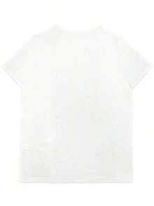 Modern And Minimalist Short-Sleeved T-Shirt For Women, Ideal For Wine Tasting, Soft And Comfortable. Women's Casual T-Shirt, 100% Cotton. - 白色的 - 查看 3