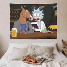 BoJack Horseman Tapestry Wall Decoration, Anime Funny Horse Flag Banner, Suitable For University Dormitories, Bedrooms, Living Rooms, Perfect Fans Decoration Gift - 1PC - 查看 8