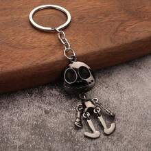 1pc Creative Metal Skeleton Movable Joint Keychain, Gothic Style For Enthusiasts, Suitable For Car Key Chains, Backpack Decorations - Multicolor - View 8