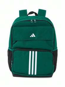 Adidas Gran capacidad, diseño multicompartimento | Mochila estudiantil unisex, ligera, resistente al desgaste, repelente al agua y con protección para la columna vertebral, ideal para desplazamientos al campus. Dimensiones: aprox. 30 * 42 * 15 cm. - Verde - Ver 5
