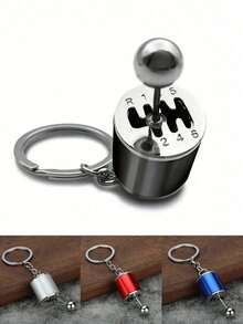 1pc Men's Car Parts Model Gearbox Keychain, Mini Gear Shift Keychain, Cool Car Gear Shift Keychain, Car Key Accessory, Suitable As Boyfriend Gift, Attractive For Car Enthusiasts Daily Use Keychain - Transmission Key Fob - View 7