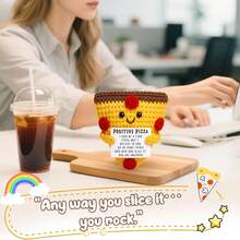 1 Stück kleine Pizzastücke bringen festliche Freude und großen Glauben! Ob jemand eine Rede vorbereitet, einen Traum startet oder einfach nur das Jahresendchaos überlebt, dies ist das perfekte "Mach dein Ding" Geschenk. Es ist wie das Senden einer fröhlichen Weihnachtsmann-Ermutigung - nur aus Garn, Wärme und guter Atmosphäre gemacht. Ein interessantes Urlaubsanreizgeschenk sagt: Du schaffst das, mach weiter. - Verschiedenfarbig - Übersicht 9