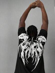 Camisetas de hombre para primavera y verano - Negro - Ver 4