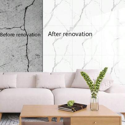 Gạch ốp tường vuông tự dính kiểu Nordic Home, thích hợp cho nhà bếp, phòng tắm, phòng ngủ, phòng khách, phòng ăn, chống thấm nước, chống dầu và ẩm, dùng để trang trí nhà cửa.