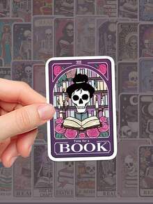 50 pièces Ces autocollants mystérieux sur le thème du tarot présentent des couleurs riches et vibrantes et sont parfaits pour décorer des cahiers, des valises, des tablettes et des étagères. Avec leur style unique et sophistiqué, ils apportent une touche de mystère et de romance à votre vie quotidienne, en en faisant des récompenses ou des cadeaux de fête idéaux. - Voir 8