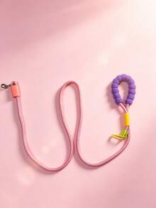 Hands-Free Crossbody Dog Leash, Adjustable Waist/Shoulder Pet Leash With Comfortable Beaded Handle, No-Tangle Running & Walking Lead For Small Medium Dogs - Multicolor - View 7