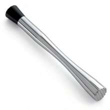 Cocktail Muddler 10 Inch Stainl Steel Mojito Muddler With Textured Crushing Head Dual End Bar Tool With Recipe Guide Gift Box For Cocktails Siver - View 1
