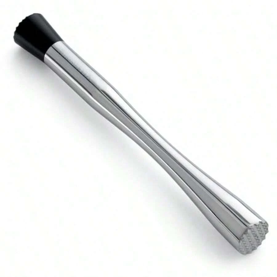 Cocktail Muddler 10 Inch Stainl Steel Mojito Muddler With Textured Crushing Head Dual End Bar Tool With Recipe Guide Gift Box For Cocktails Siver - View 1