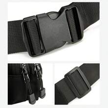 Étui de téléphone pour ceinture de course, sac de ceinture de course unisexe, sac de course avec compartiment pour bouteille d'eau, accessoires de course, ceinture d'hydratation, pochette pour ceinture de course. - Rose bonbon - Voir 3