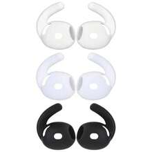Reemplazo de tapones de silicona para oídos, ganchos para oídos antiperidida, tapas para oídos suaves y flexibles, accesorios para auriculares para AirP*Ds 4 - Ver 4