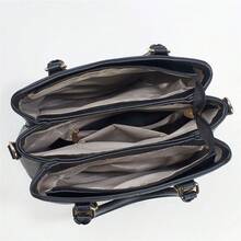 Premium Women's Handbags, Spring And Autumn Fashion Simple Shoulder Bags, Large Capacity Underarm Bags. - 黑色 - 查看 3