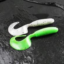 Silicone Worm Soft Fishing Lure Swing Artificial Bait Carp Fishing Tackle - Multicolor - View 11