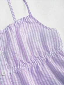 Sweetro Conjunto de dos piezas para mujer para uso diario - Morado - Ver 5