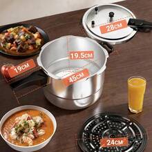 Express Set 8 Liters - High Efficiency With Included Accessories, Easy And Quick Cooking Experience - 查看 2
