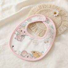 1 buah Celemek Bayi, Motif Bunga, Hewan & Kastil, Cocok untuk Bayi Usia 0-12 Bulan - MultiWarna - View 13