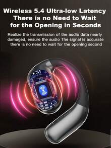 1pc AI Translation Open-Ear Wireless Headphones, Equipped With Full-Color Smart Touch Screen, HiFi Surround Sound, Long Battery Life, Leak-Proof Directional Audio, Ultra-Low Latency, Voice Assistant, Call & Photo Control, Suitable For Travel & Sports - View 10