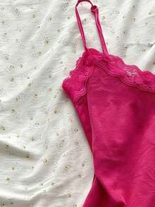 Camiseta de tirantes con estampado floral digital para mujer - Multicolor 6 - Ver 3
