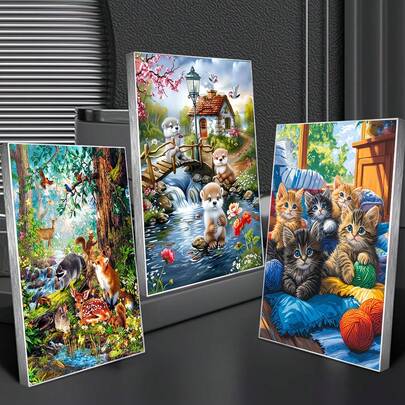 Full Paved With Diamond Painting| .Animals , Handmade Decorative Painting, 5D DIY Embroidery Mosaic Art, Make Your Own Wall Art DIY, Enjoy The Fun Of Hands-On, The Best Gift For Friends,Home Decoration, Bedroom Decoration