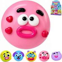 NEW Smushers Squishy-Curiosities Smushers Dog Face Swap Squishy,Soft Slow Rising Stress Relief For Stress & Anxiety Relief, Cute Dog Face Sensory Fidget For For Adults Anxiety Relief - Rose - View 1