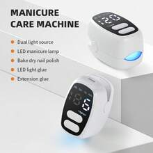 Portable Quick-Dry Nail Dryer, Mini LED Nail Lamp, Home Salon Tool Professional Nail Dryer 400mAh - Multicolor - View 9