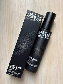 Make Up For Ever 100ml Setting Spray, 24-Hour Oil Control Matte, Pore Concealing, Alcohol-Free Ultra-Fine Mist, Contains Kaolin And Niacinamide, Suitable For Oily And Combination Skin, Long-Lasting Makeup Fix, Gift Set 100ml/3.38 Fl Oz - Black 100ml - View 9