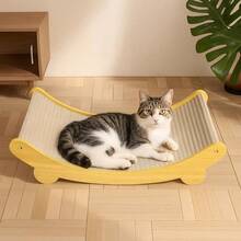 Cama De Gato Sisal Arranhador Em Curvo 60x32x15 - L - Visão 1