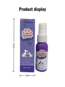 宠物口腔护理喷雾/猫狗牙齿清洁喷雾/猫狗通用牙齿喷雾/清新口气，去除异味，软化牙垢，适合所有年龄段的猫狗 - 彩色 - 查看 10