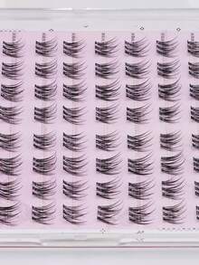 80Pcs French Fluffy Lashes, Glue-Free & Glue Styles Available, Reusable, Beginner Friendly. - View 8