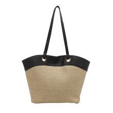 BV Bottega Small Andiamo Bolso de mujer tejido a mano de cuero genuinoBolsodebolso de manotipocuboconpatróntejidoparamujer,bolsodemarca,elegantebolsodemanoparaseñorabolsaderegaloexquisita,bolsodebolso de manodelujoparamujer,bolsocruzadodemodaparamujer,adecuadoparachicas,estudiantesnivel universitariodamasdeoficina,madresdemedianaedadparausodiario,comprasoficina,clase,reuniones,citas,actividadesalairelibretambiénunregaloidealparamujeres2026 Nuevo Bolso de Hombro Tipo Cesta Simple, Casual y a la Moda, Estilo Vintage de Verano para Mujer, Ideal para Vacaciones en la Playa - Caqui negro - Ver 13