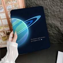 Ốp lưng máy tính bảng xoay 360° in hình sao Thổ phát sáng, có ngăn đựng bút, tương thích với iPad thế hệ thứ 10 10.9 inch 2022 Smart Case/ Air 13 (M3 2025)/ Air 11 (M3 2025)/ Air 11 (M3 2025)/ 11 (A16 2025), tương thích với Oppo Pad, Matepad, Vivo Pad, Honor Pad, Xiaoxin Pad. - Nhiều màu - Xem 8