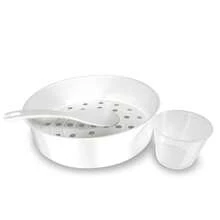 Arrocera y Vaporera Hamilton Beach , capacidad 20 Tazas de Arroz Cocido, color Rojo (37538N) capacidad para 4 litros aproximadamente, cocina todo tipo de arroz - Tipo de Enchufe A USA (110-127V) - Ver 4