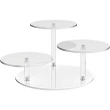 Transparent Acrylic Display Stand, Suitable For Plant Collection Sets, Multi-Layer Display Rack, Used For Collections And Room Decoration, Perfume Display Stand, Desktop Plant Shelf - Multicolor - View 1