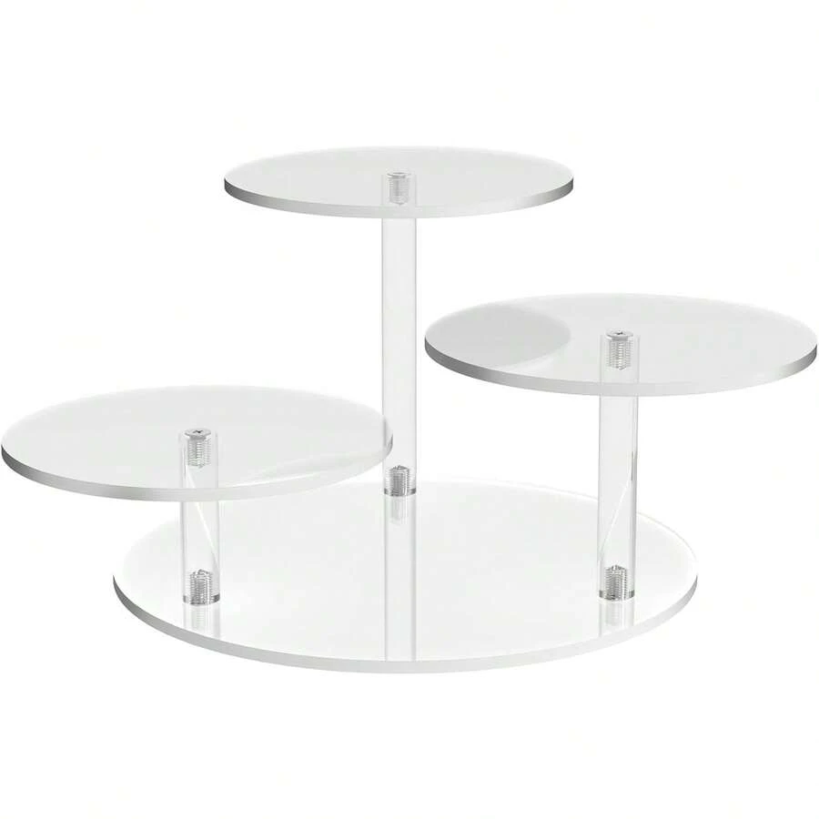 Transparent Acrylic Display Stand, Suitable For Plant Collection Sets, Multi-Layer Display Rack, Used For Collections And Room Decoration, Perfume Display Stand, Desktop Plant Shelf - Multicolor - View 1