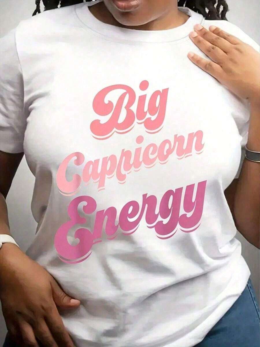 Recomendado: Camiseta de mujer con el signo zodiacal de Capricornio, ideal para entusiastas de la astrología y amantes del horóscopo, perfecta para actividades al aire libre y atuendos casuales, estilo para todas las estaciones, ideal para el Día de San Patricio, atuendos de Pascua, blusas lindas para mujer, Día de la Madre, fácil de combinar. - Blanco - Ver 1
