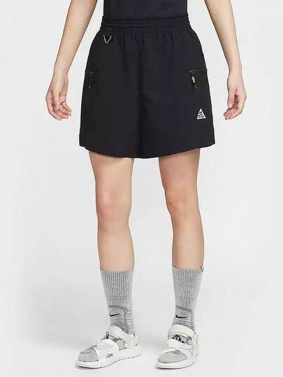 Nike Pantalones de trabajo para mujer ACG Outdoor de tejido suelto repelente al agua para verano